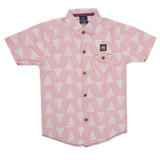 Boys Printed Casual Shirt - Peach, Kids, Boys Shirts, Chase Value, Chase Value
