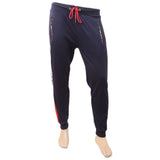 Men's Fancy Zip Trousers - Navy Blue, Men, Lowers And Sweatpants, Chase Value, Chase Value