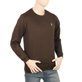 Men's Full Sleeves Logo Sweatshirt - Olive Green, Men, Sweater and Sweat Shirts, Chase Value, Chase Value