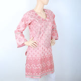 Women's Embroidered Kurti - Pink, Women, Ready Kurtis, Chase Value, Chase Value