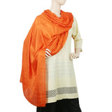 Women's Cotton Self Design Dupatta - Orange, Women, Dupatta, Chase Value, Chase Value