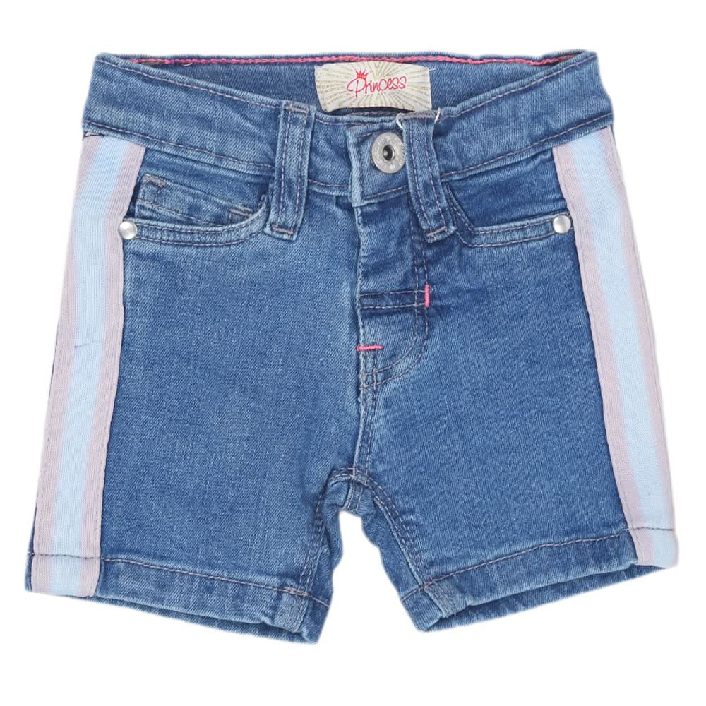 Newborn Girls Denim Short - Light Blue, Kids, Newborn Girls Shorts Skirts And Pants, Chase Value, Chase Value