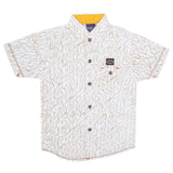 Boys Printed Casual Shirt - White, Kids, Boys Shirts, Chase Value, Chase Value