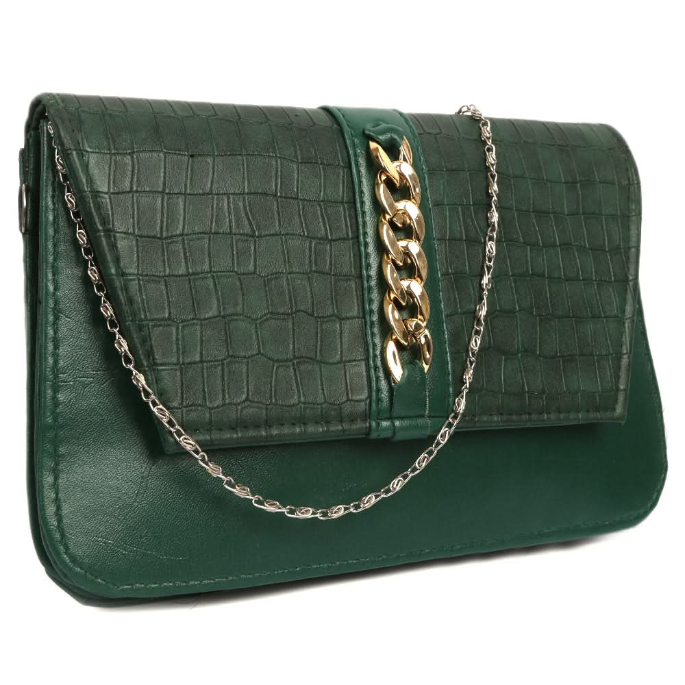 Women's Clutch - Dark Green, Women, Clutches, Chase Value, Chase Value