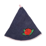 Hanging Round Towel 22x22 - Navy Blue, Home & Lifestyle, Kitchen Towels, Chase Value, Chase Value