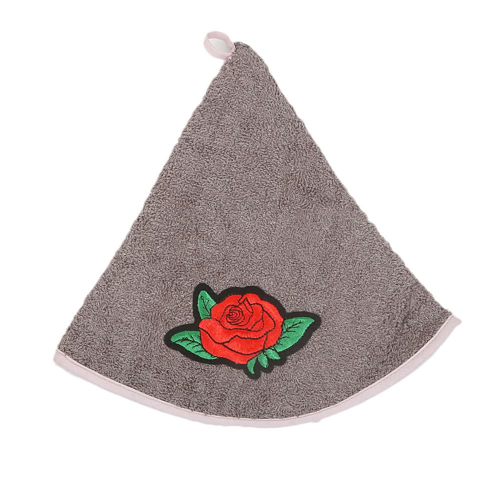 Hanging Round Towel 22x22 - Grey, Home & Lifestyle, Kitchen Towels, Chase Value, Chase Value