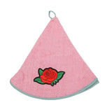 Hanging Round Towel 22x22 - Light Pink, Home & Lifestyle, Kitchen Towels, Chase Value, Chase Value