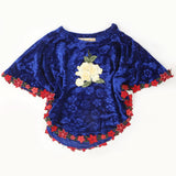 Girls Butterfly Top - Royal Blue, Kids, Tops, Chase Value, Chase Value