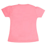 Girls Half Sleeves T-Shirt 9055 - Pink, Kids, Girls T-Shirts, Chase Value, Chase Value