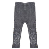 Girls Denim Tights - Black, Kids, Tights Leggings And Pajama, Chase Value, Chase Value