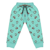 Girls Terry Trouser - Cyan, Girls Pants & Capri, Chase Value, Chase Value