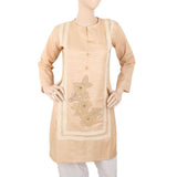 Women's Embroidered Bunch Kurti - Peach, Women, Ready Kurtis, Chase Value, Chase Value