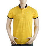 Men's Half Sleeves Polo T-Shirt - Yellow, Men, T-Shirts And Polos, Chase Value, Chase Value