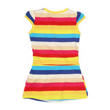 Girls Yarn Dyed Half Sleeves T-Shirt - Multi, Kids, Girls T-Shirts, Chase Value, Chase Value