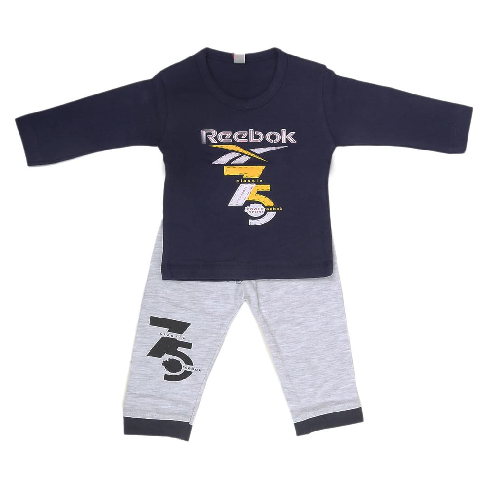 Newborn Boys Full Sleeves Suit 8708 2-3 - Navy Blue, Kids, NB Boys Sets And Suits, Chase Value, Chase Value