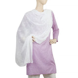 Women's Embroidered Dupatta - White, Women, Dupatta, Chase Value, Chase Value