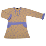 Girls Long Terry Top - Light Brown, Girls Tops, Chase Value, Chase Value
