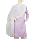 Women's Mehsori With Stone Dupatta - Silver, Women, Dupatta, Chase Value, Chase Value