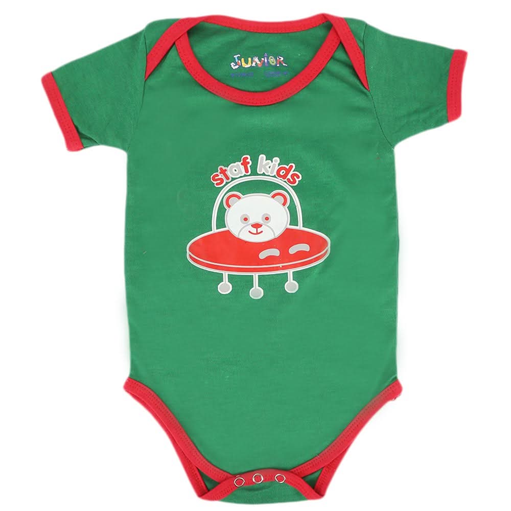 Newborn Boys Romper - Green, Kids, NB Boys Rompers, Chase Value, Chase Value
