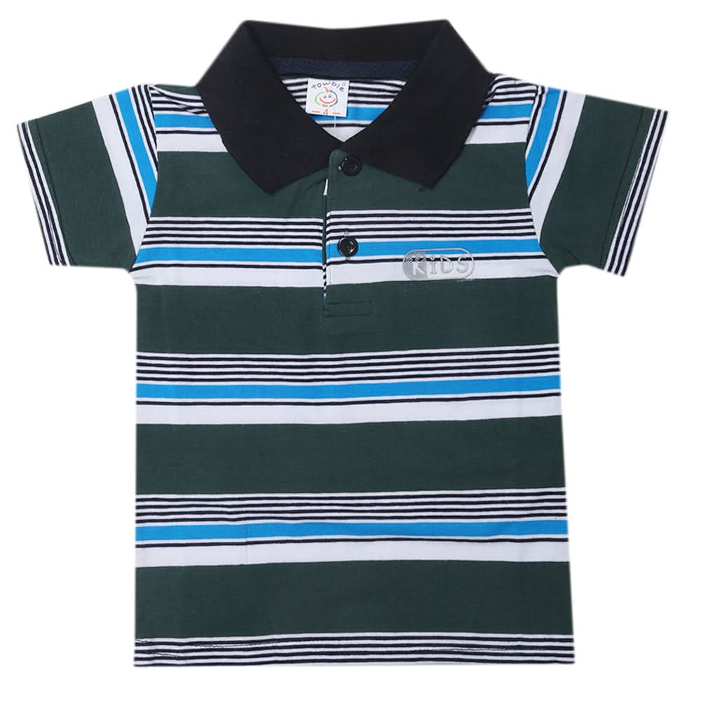 Boys Yarn Dyed T-Shirt - Multi, Kids, Boys T-Shirts, Chase Value, Chase Value