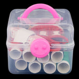 Sewing Basket With Sewing Accessories - Pink, Home & Decor, Chase Value, Chase Value