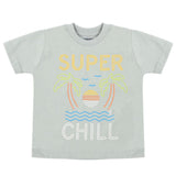 Boys Half Sleeves T-Shirt - Light Grey, Boys T-Shirts, Chase Value, Chase Value