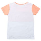 Girls Half Sleeves T-Shirts - Peach, Kids, Girls T-Shirts, Chase Value, Chase Value