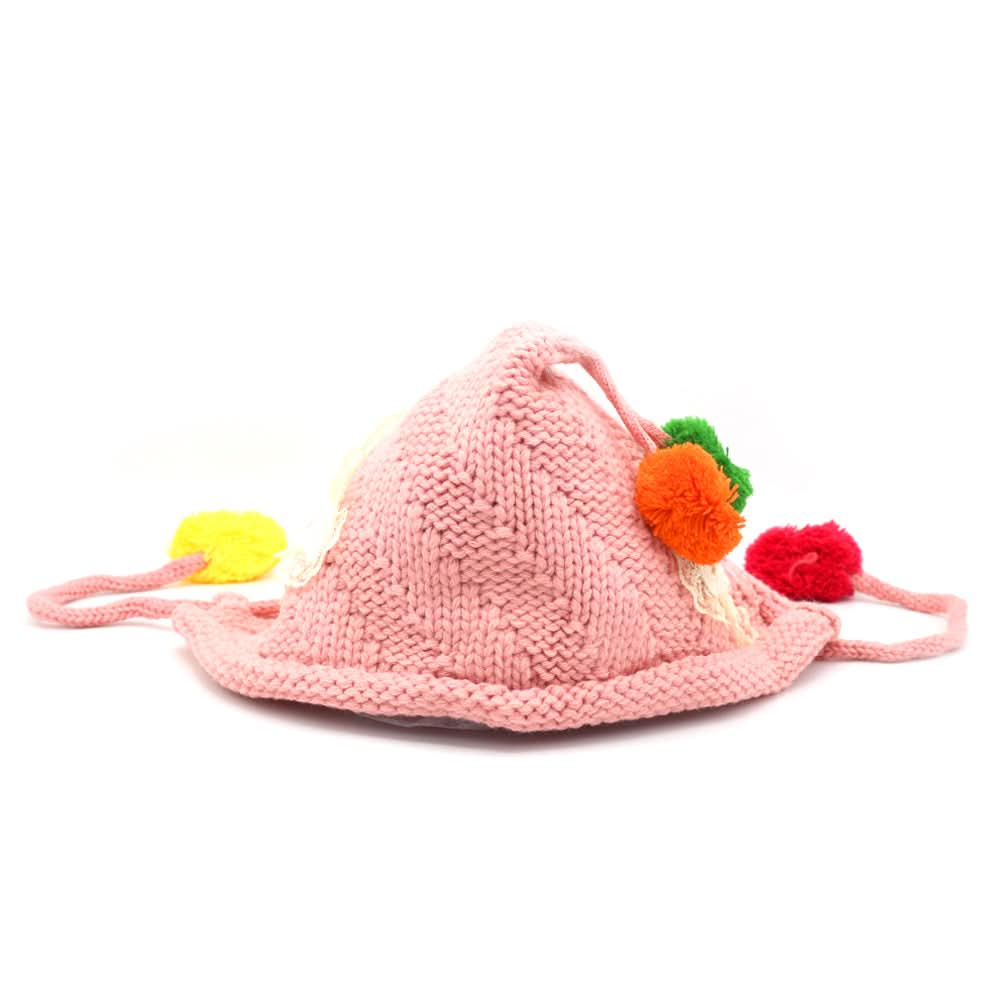 Kids Woolen Cap - Tea Pink, Girls Caps & Gloves, Chase Value, Chase Value