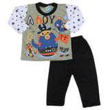 Boys Full Sleeves 2 Pcs Suit - Green, Kids, Boys Sets And Suits, Chase Value, Chase Value