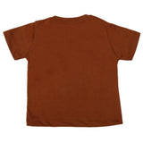 Boys Half Sleeves T-Shirt - Brown, Boys T-Shirts, Chase Value, Chase Value