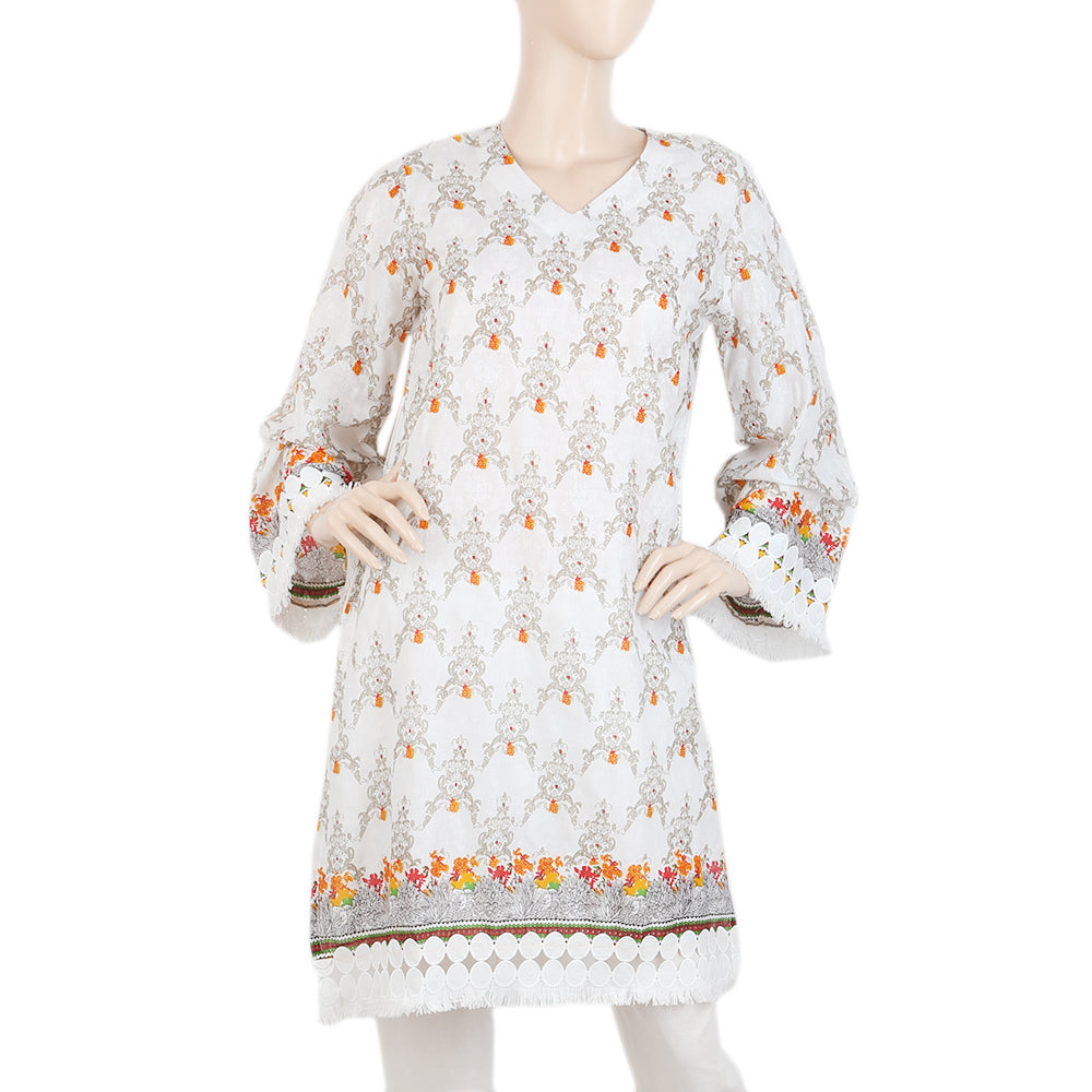 Karizma Chahat Printed Lawn 1 Pcs Un-Stitched Kurti - 01, Women, Unstitched Kurti, United Textiles, Chase Value