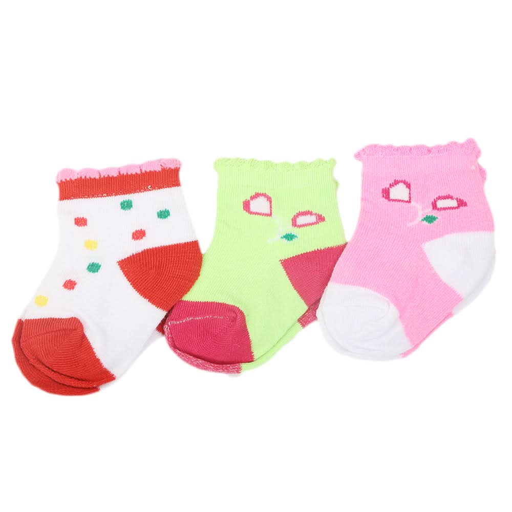 Kids 3 Piece Card Socks - Multi, Kids, Boys Socks, Chase Value, Chase Value