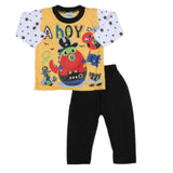 Boys Full Sleeves 2 Pcs Suit - Yellow, Kids, Boys Sets And Suits, Chase Value, Chase Value