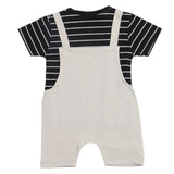 Boys Half Sleeves Romper - Light Grey, Kids, Boys Sets And Suits, Chase Value, Chase Value