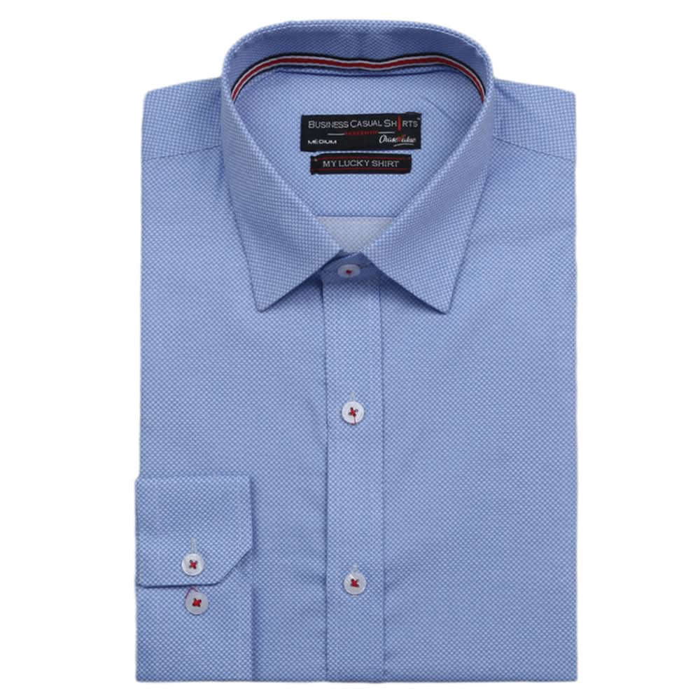 Men's Printed Business Casual Shirt - Blue, Men, Shirts, Chase Value, Chase Value