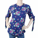 Women's Printed Western Top - Navy Blue, Women, T-Shirts And Tops, Chase Value, Chase Value