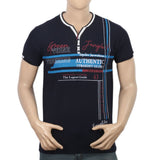 Men's Half Sleeves T-Shirt - Navy Blue, Men, T-Shirts And Polos, Chase Value, Chase Value