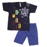 Boys Half Sleeves 2 Piece Suit - Navy Blue, Kids, Boys Sets And Suits, Chase Value, Chase Value