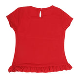 Newborn Girls Pineapple T-Shirt - Red, Kids, NB Girls T-Shirts, Chase Value, Chase Value