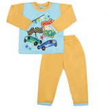 Boys Full Sleeves 2 Pcs Suit - Blue, Kids, Boys Sets And Suits, Chase Value, Chase Value