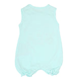 Newborn Girls Half Sleeves Romper - Cyan, Kids, Newborn Girls Rompers, Chase Value, Chase Value