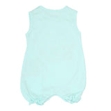 Newborn Girls Half Sleeves Romper - Cyan, Kids, Newborn Girls Rompers, Chase Value, Chase Value
