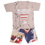 Boys Half Sleeves 2 Piece Suit - Light Grey, Kids, Boys Sets And Suits, Chase Value, Chase Value