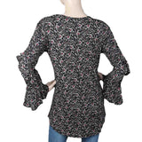 Women's Full Sleeves Western Top - Black, Women, T-Shirts And Tops, Chase Value, Chase Value