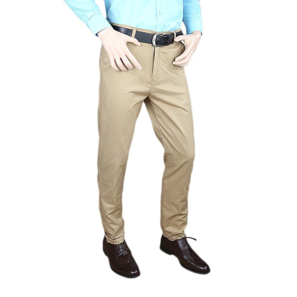 Men's Casual Cotton Pant - Beige, Men, Casual Pants And Jeans, Chase Value, Chase Value
