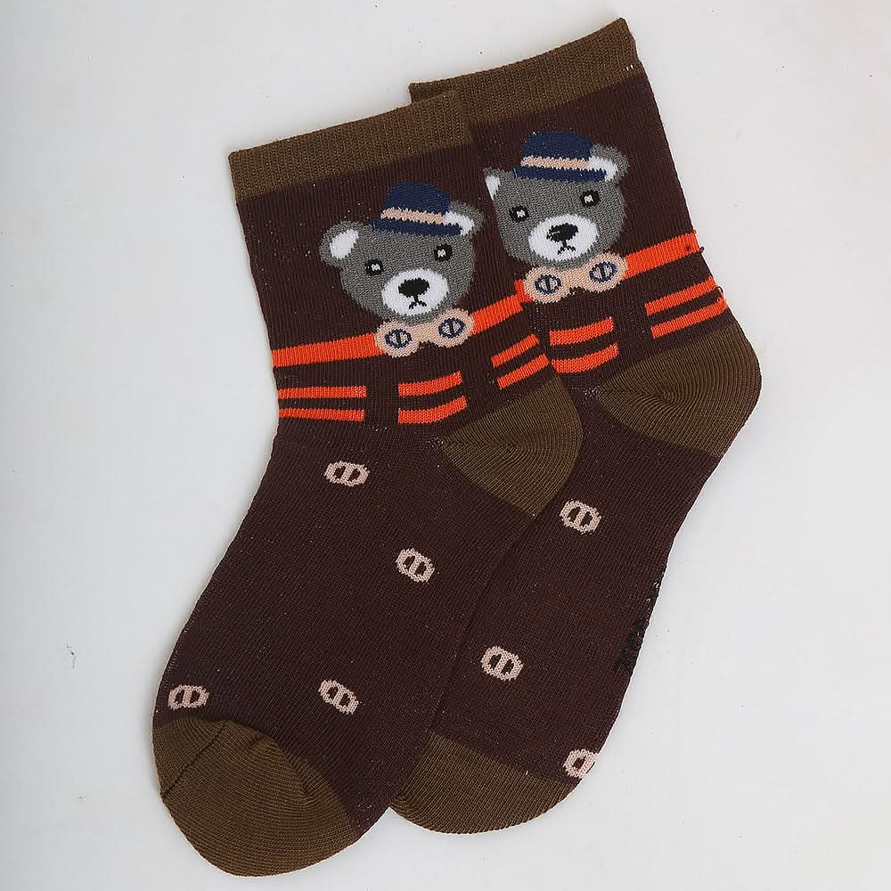 Boys Fancy Socks - Coffee, Kids, Boys Socks, Chase Value, Chase Value