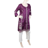 Women's Embroidered 2 Piece Suit - Purple, Women, Shalwar Suits, Chase Value, Chase Value