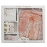 Newborn Girls Gift Set - Peach - C, Kids, Newborn Girls Sets And Suits, Chase Value, Chase Value