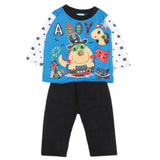 Boys Full Sleeves 2 Pcs Suit - Blue, Kids, Boys Sets And Suits, Chase Value, Chase Value