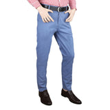 Men's Casual Cotton Pant - Blue, Men, Casual Pants And Jeans, Chase Value, Chase Value